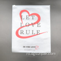 Logo cu imprimare mată Ambalare CPE Geantă de blocare cu fermoar